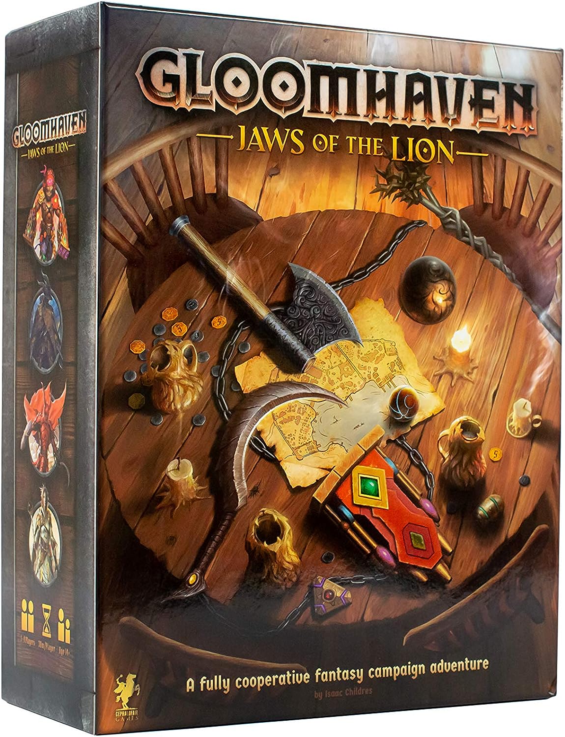 Cephalofair Games Gloomhaven: Brettspiel „Jaws of the Lion“
