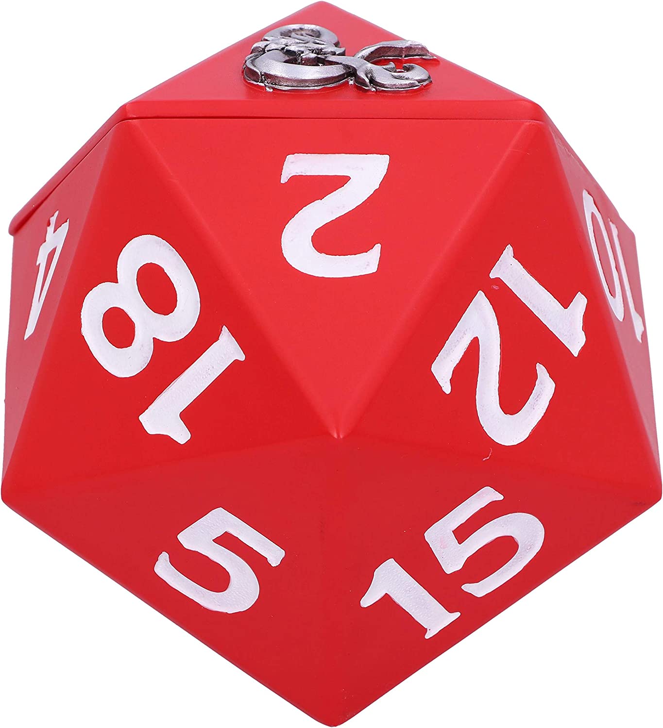 Nemesis Now Dungeons & Dragons D20 Dice Storage Box Red Resin
