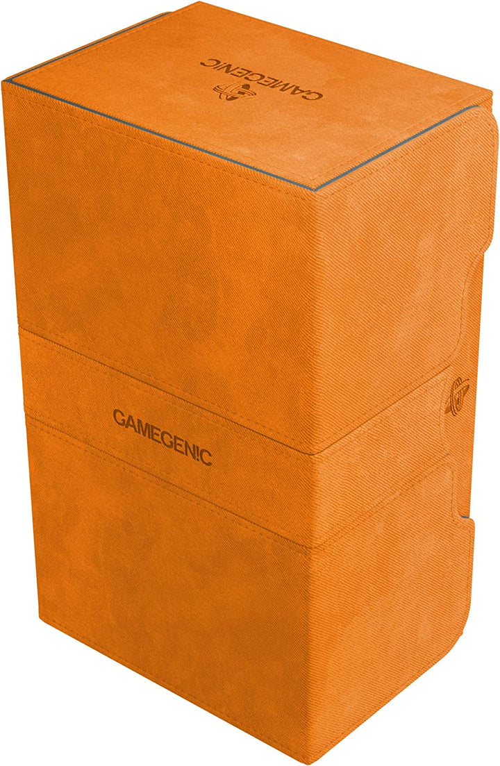 Gamegenic GGS20046ML Stronghold 200-Card Convertible Deck Box, Orange