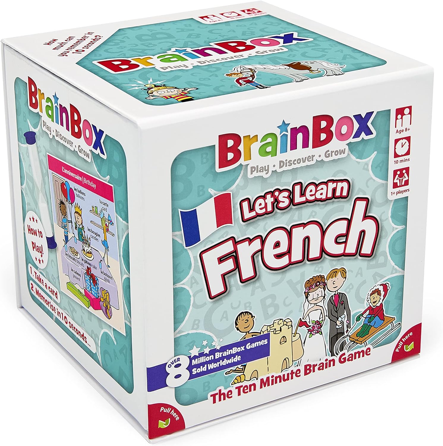 BrainBox Lasst uns Französisch lernen (2022) Kartenspiel
