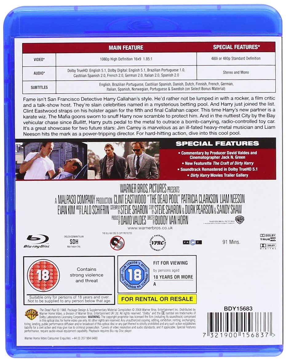 Dirty Harry Collection (1971-1988) - Blu-ray