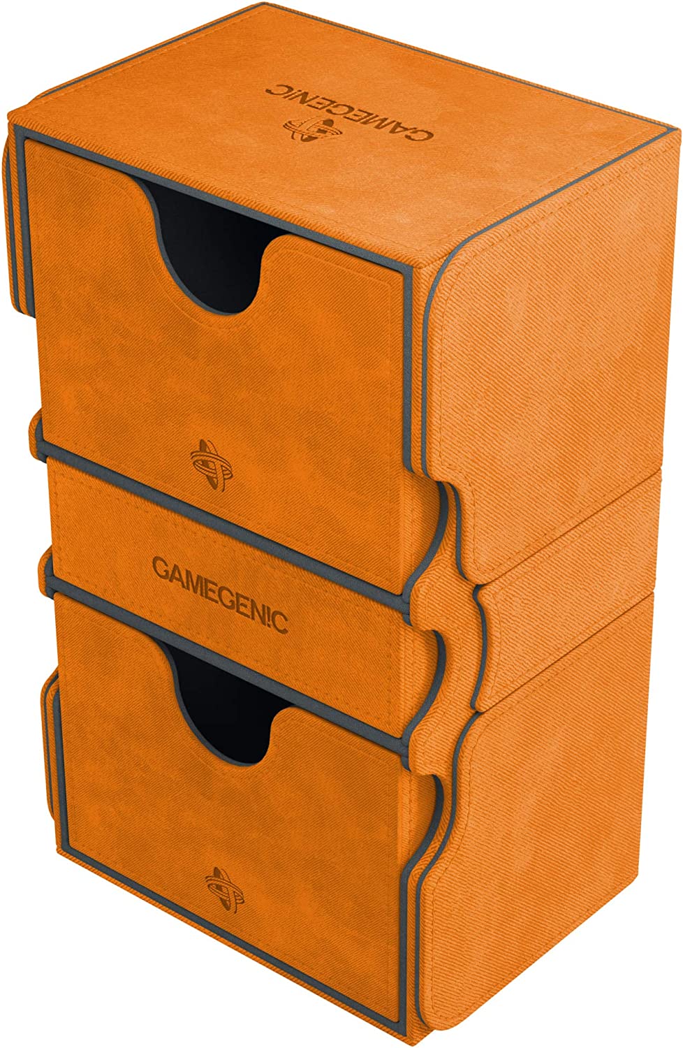 Gamegenic GGS20046ML Stronghold 200-Card Convertible Deck Box, Orange