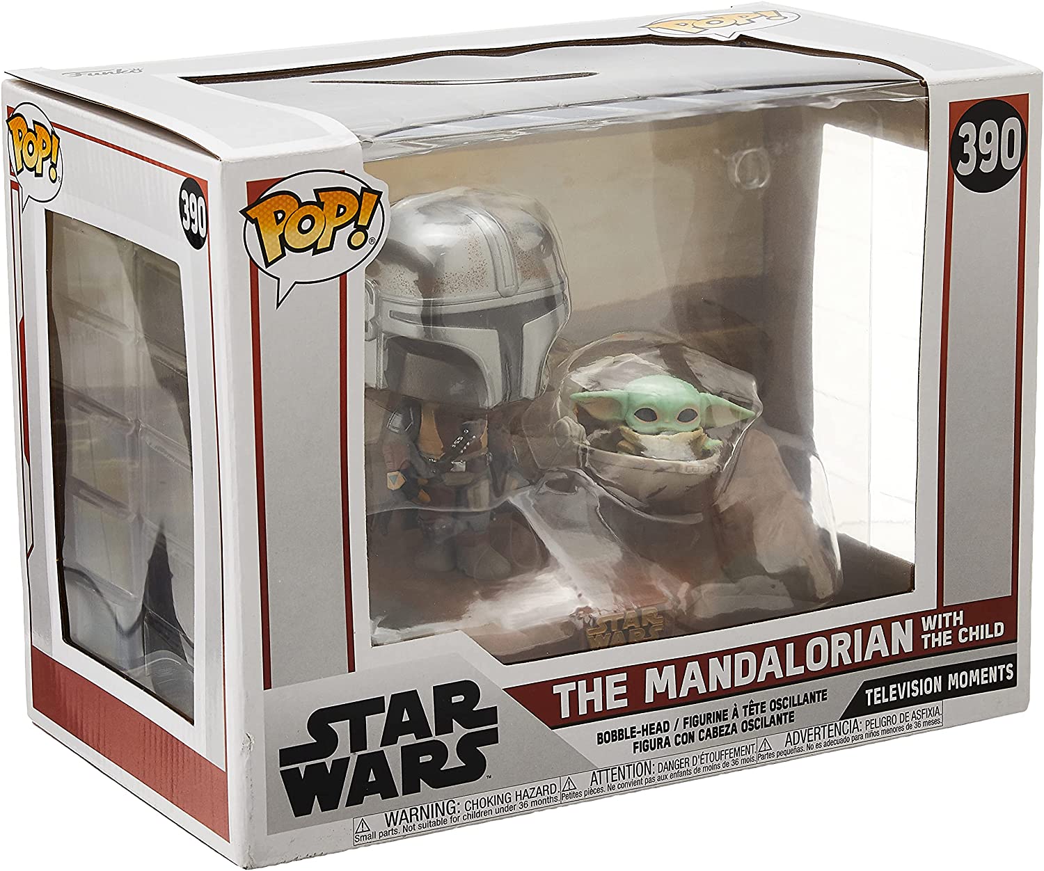Funko Pop! Movies Star Wars - The Mandalorian with Child Vinyl Figure #390