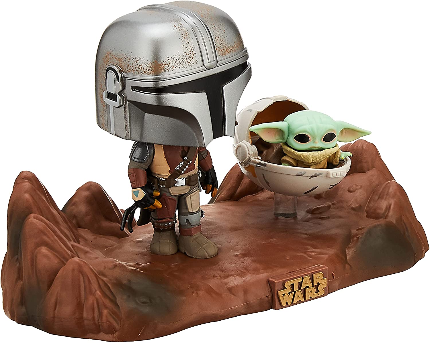 Funko Pop! Movies Star Wars - The Mandalorian with Child Vinyl Figure #390