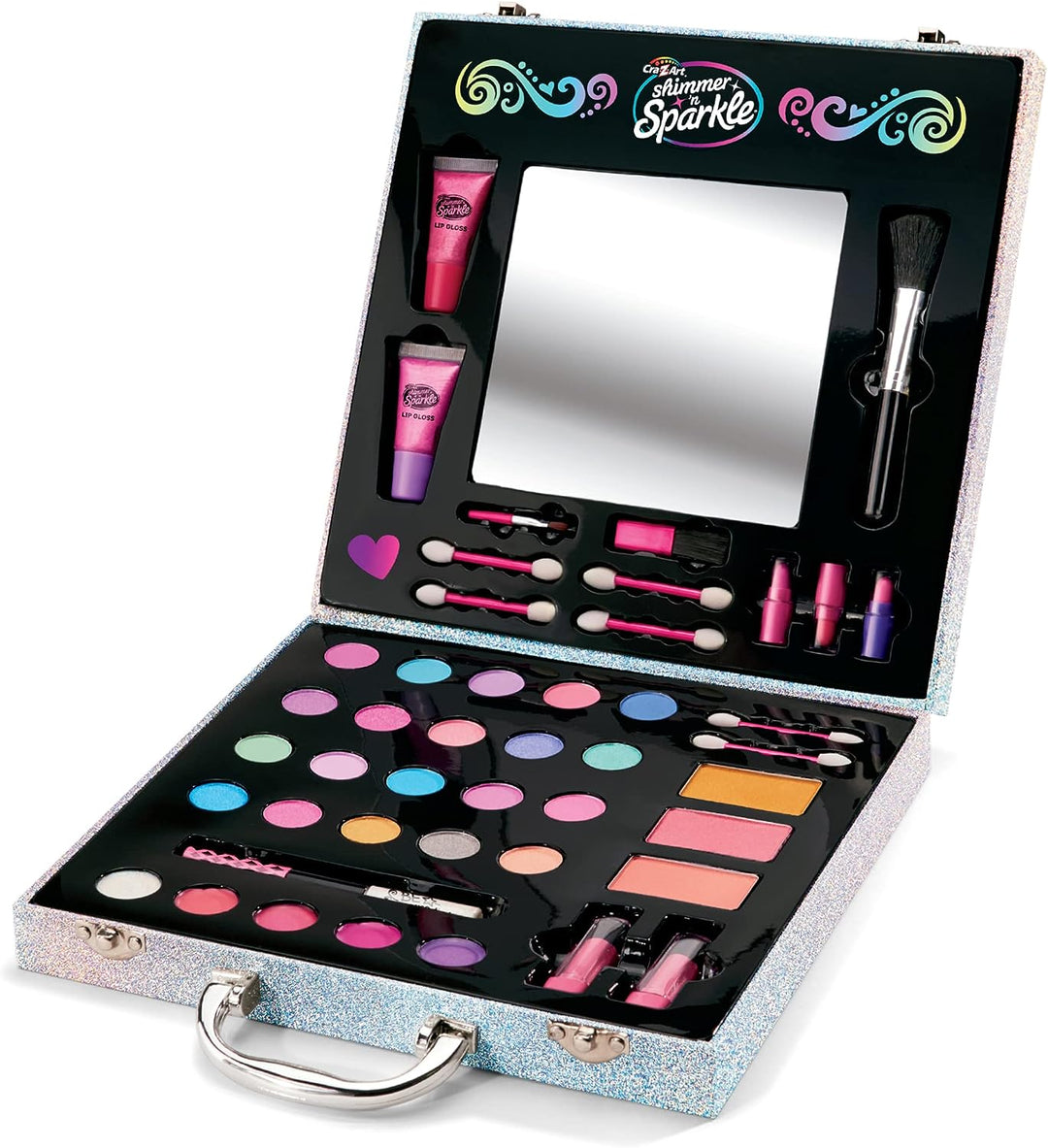 Shimmer and Sparkle Shimmering Glitter Makeover Studio Kids makeup set for girls