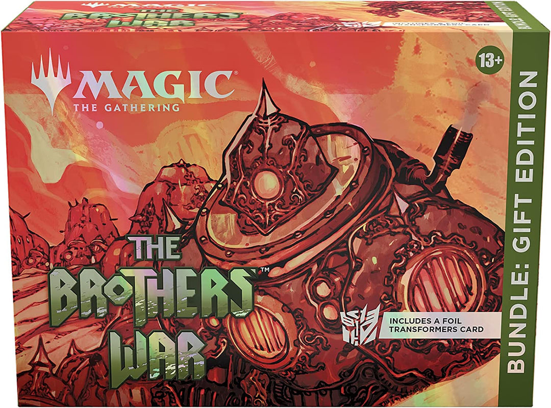 Magic The Gathering The Brothers’ War Gift Bundle, 8 Set Boosters + 1 Collector