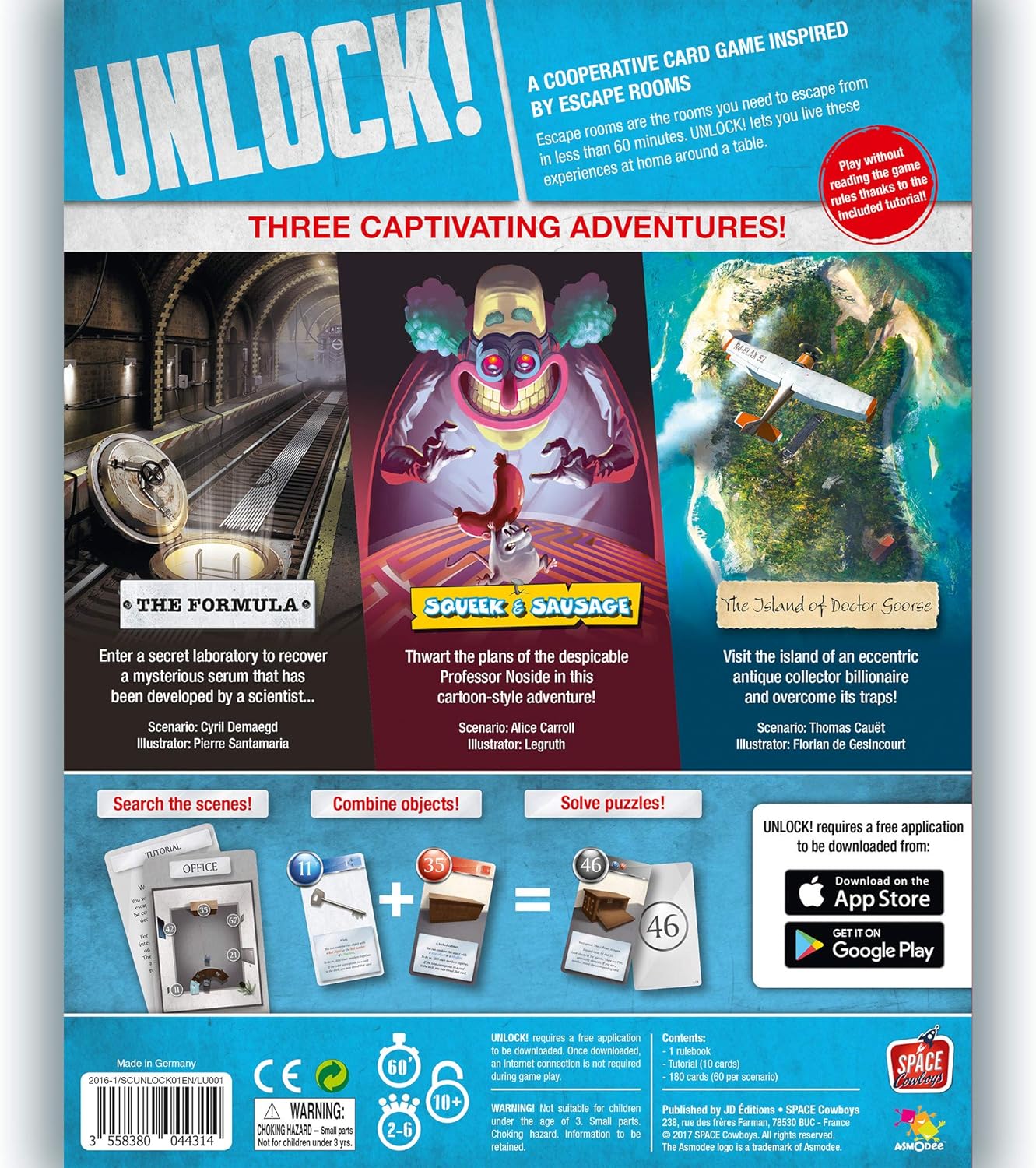 Space Cowboys Unlock! Board Game