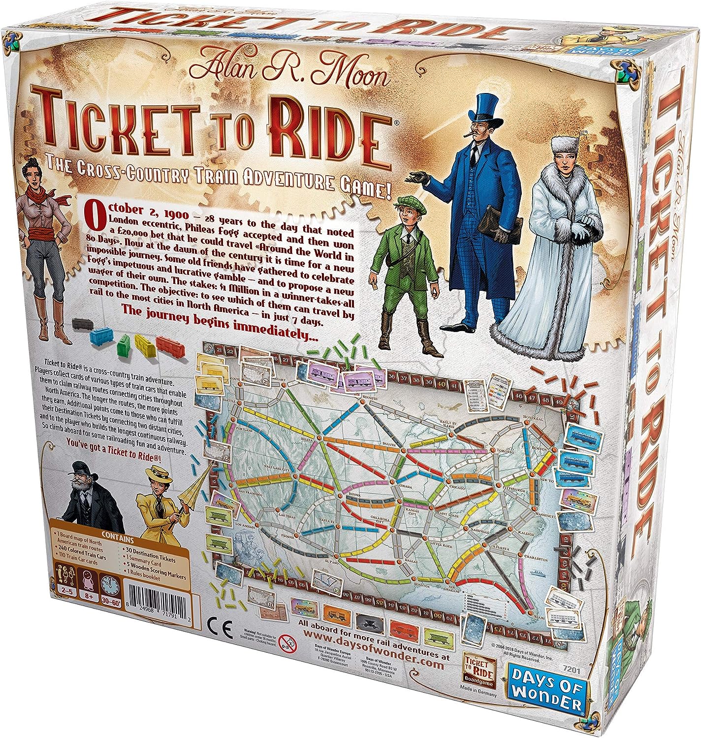 Days of Wonder Ticket to Ride Brettspiel