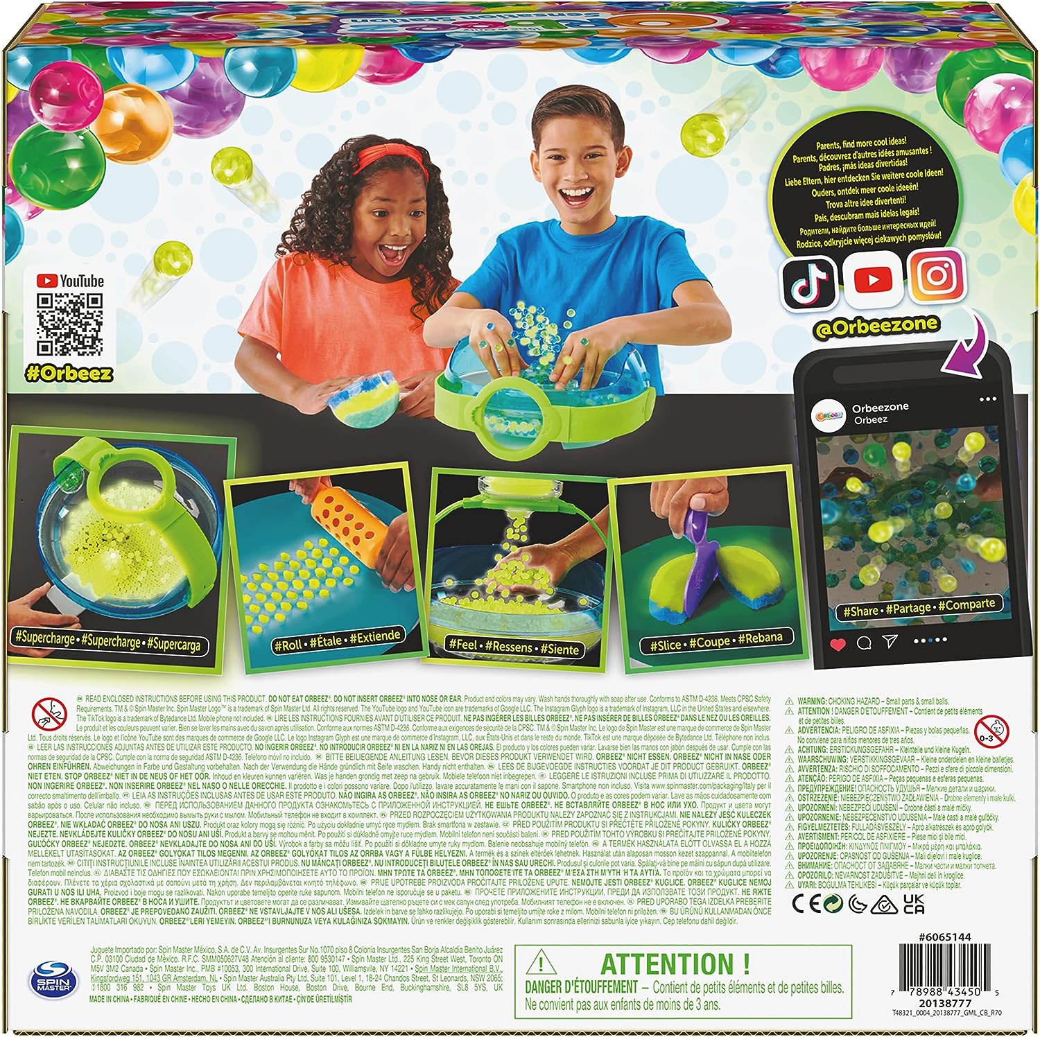 Orbeez Sensation Station - 2000 Glow in the Dark & Colored Water Beads Playset