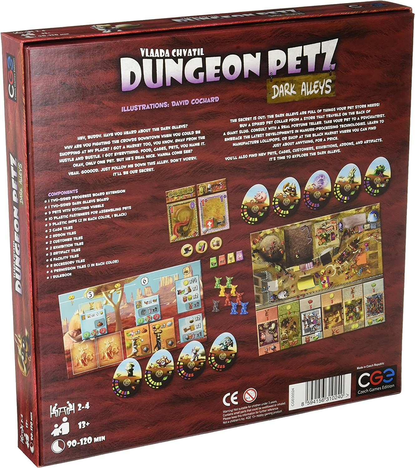 Czech Games Edition Dungeon Petz: Dark Alleys Expansion