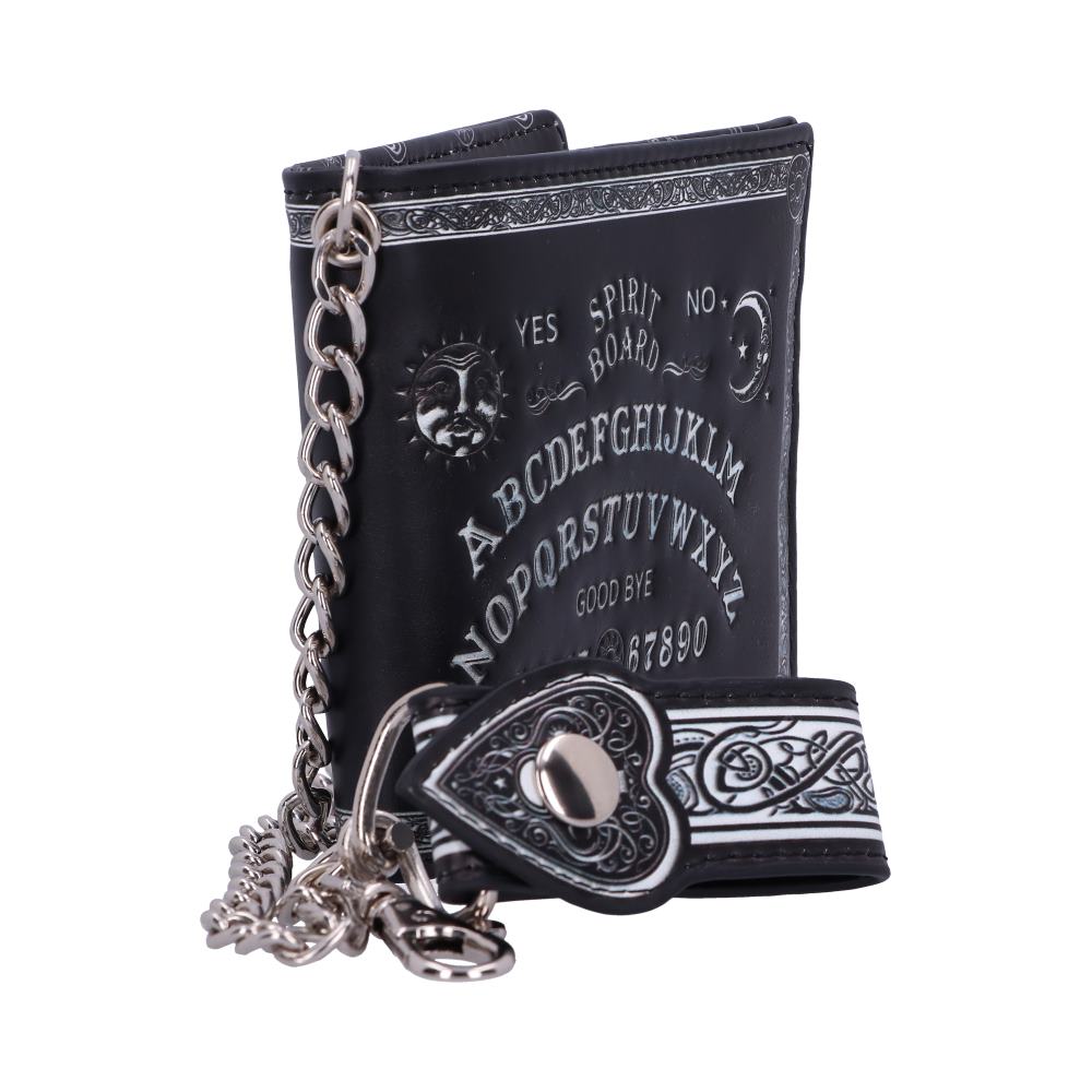 Nemesis Now Spirit Board Embossed Purse Ouija Wallet Black 18.5cm, 11cm