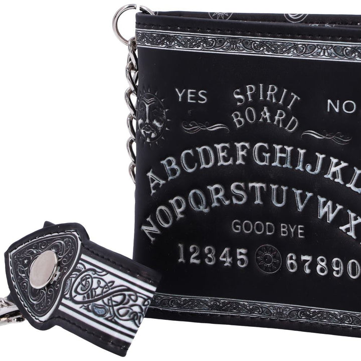 Nemesis Now Spirit Board Embossed Purse Ouija Wallet Black 18.5cm, 11cm