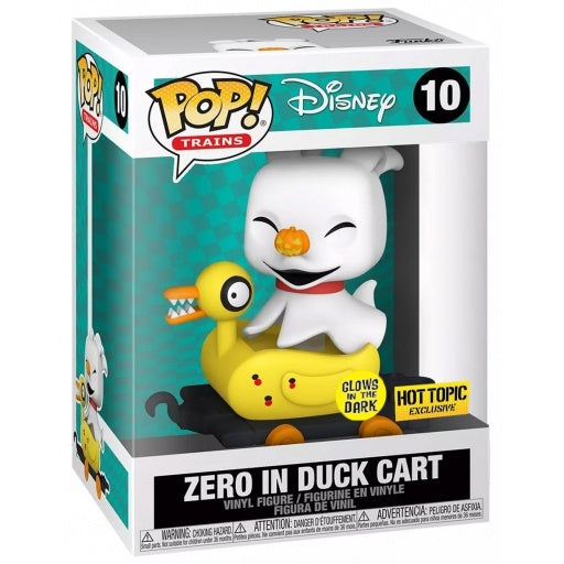 The Nightmare Before Christmas – Zero in Duck Cart Exclusive (GITD) #10 Funko 57275 Pop! Deluxe