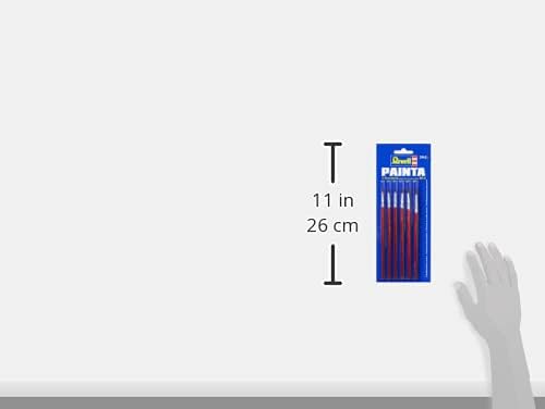 Revell Painta Standard Paint Brush Set - 6 Piece Art Brush Kit for Modeling & Crafts 2