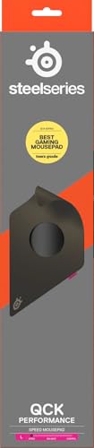 SteelSeries QcK L Performance Speed Gaming Mousepad - 49x42 cm, Extra-Dense 3.5mm Base, Black