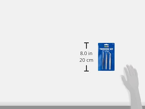 Revell 39063 Modelling Tweezers Set of 3 – Straight, Curved, Clamp 2