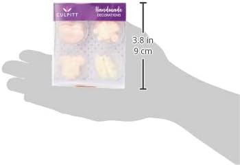 Culpitt Pink Baby Sugar Pipings - Pack of 12 Cake Decorations 2