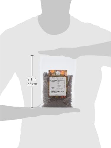 Old India Black Peppercorns 250g - Pure, Natural Spices for Cooking
