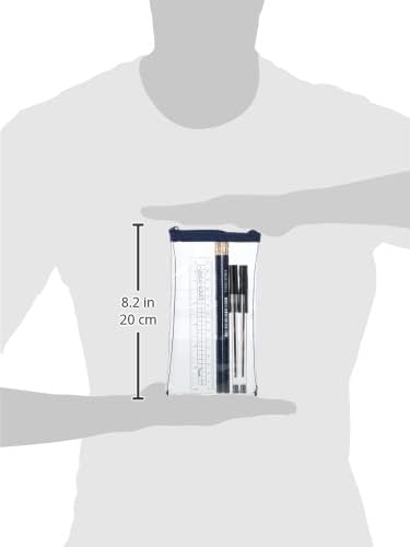Helix Oxford Blazer Buddy Compact Clear Pencil Case Stationery Set 7