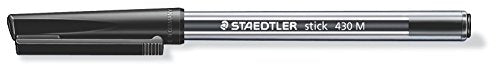 STAEDTLER Stick 430 Ballpoint Pen - Medium Point, Assorted Ink, Pack of 6 4