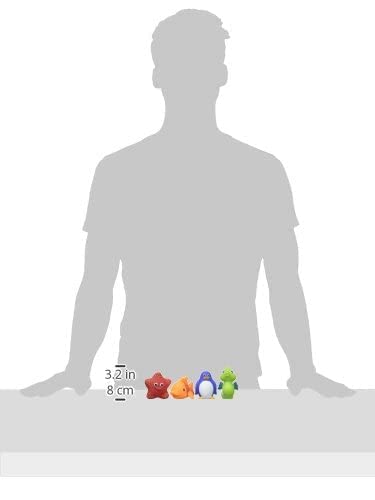 Munchkin Floating Ocean Animal Bath Squirt Toys - 4 Pack for Babies & Toddlers 11