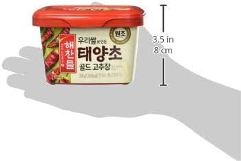CJ Haechandle Medium Hot Chilli Pepper Paste (Square) Gochujang, 500g