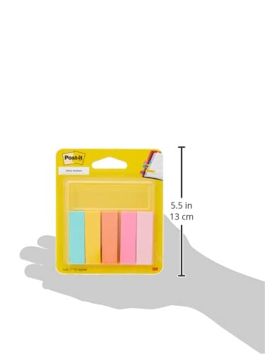 Post-it Notes Markers - Beachside Colour Collection | 15 mm x 50 mm | 5 Pads of 50 Sheets 3