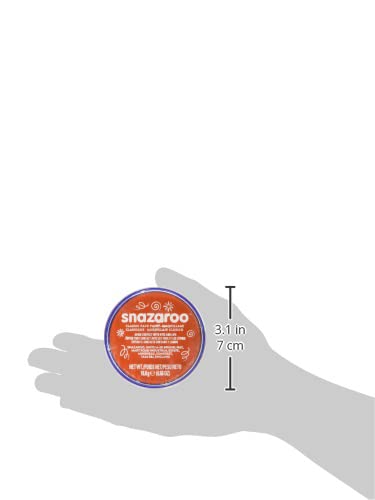 Snazaroo - Dark Orange Classic Face and Body Paint (18ml)