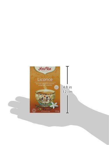 YOGI TEA - Liquorice Organic Spice and Herbal Tea, Caffeine Free, 102 Tea Bags (6 x 17)
