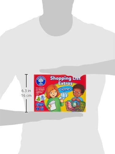 Orchard Toys Einkaufsliste, Kleidungs-Extras-Paket – Brettspiel-Erweiterung für Kinder
