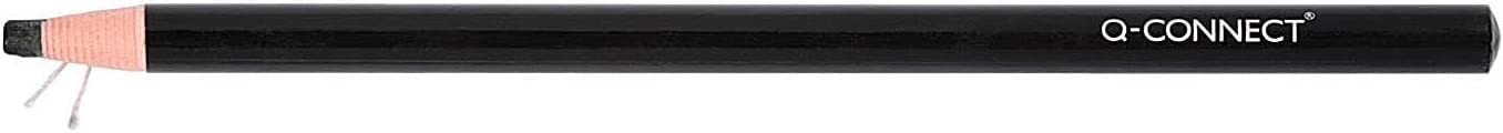 Q-Connect Wooden Lead Pencils - Versatile Writing & Shading | Black | Pack of 12 2