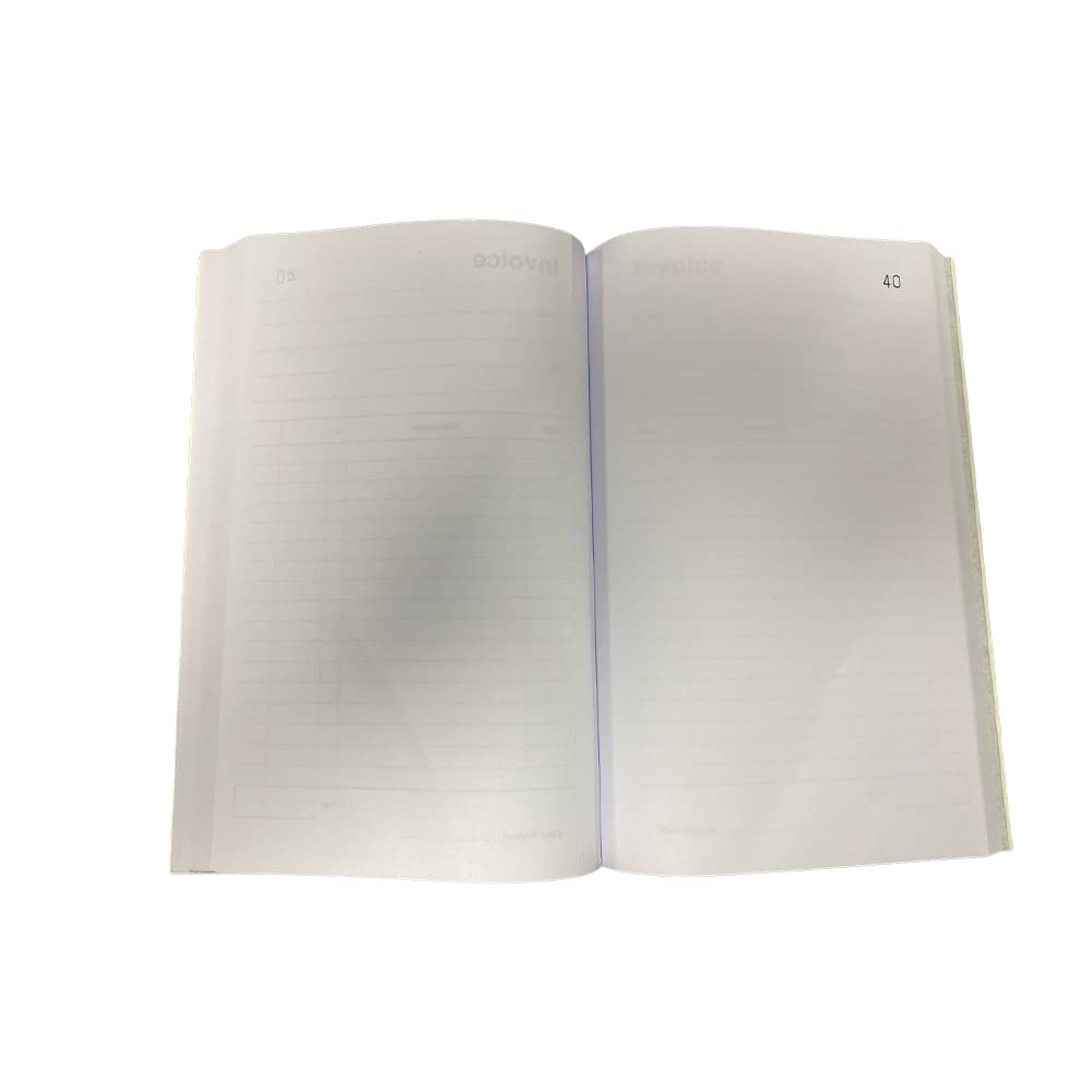 1ABOVE Duplicate Invoice Book - 1-80 Numbered Sheets | Approx A5 Size | Ruled Feint 4