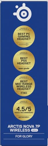 SteelSeries Arctis Nova 7P Wireless Gen 2 - PS5 Gaming Headset with 2.4GHz + Bluetooth 29