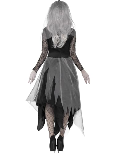 Smiffys Graveyard Bride Costume - Women's Size S (UK 8-10) 10