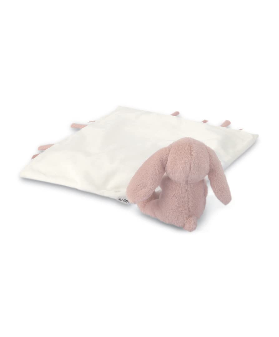 Mamas & Papas Pink Bunny Comforter - Super Soft Faux Fur Plush for Babies & Toddlers 2