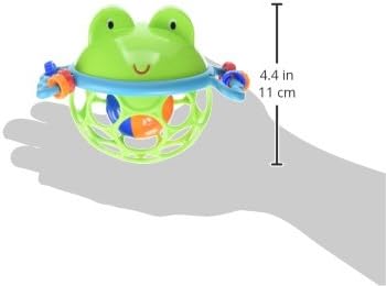 Oball Jingle & Shake Pal Frog Rattle Toy for Babies 2