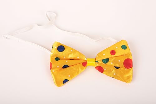 SHATCHI Clown Bow Tie Small Spotted Polka Dots Fancy Dress Party Accessory 11