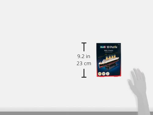 Revell 3D Puzzle 00112 RMS Titanic - Highly Detailed Model | 30 Pieces | 29cm Length 3