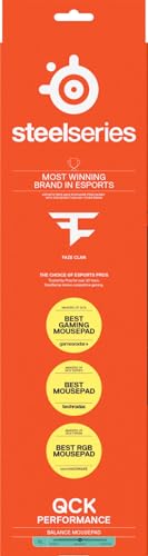 SteelSeries QcK XL Performance Balance Gaming Mousepad - 90x40cm Black 23