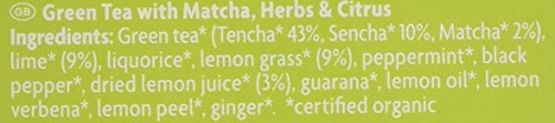 YOGI TEA - Matcha Lemon Organic Green Herbal Tea, 102 Tea Bags (6 x 17)