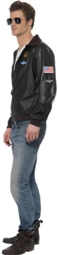 Smiffys Top Gun Bomber Jacket Costume - Adult L Size