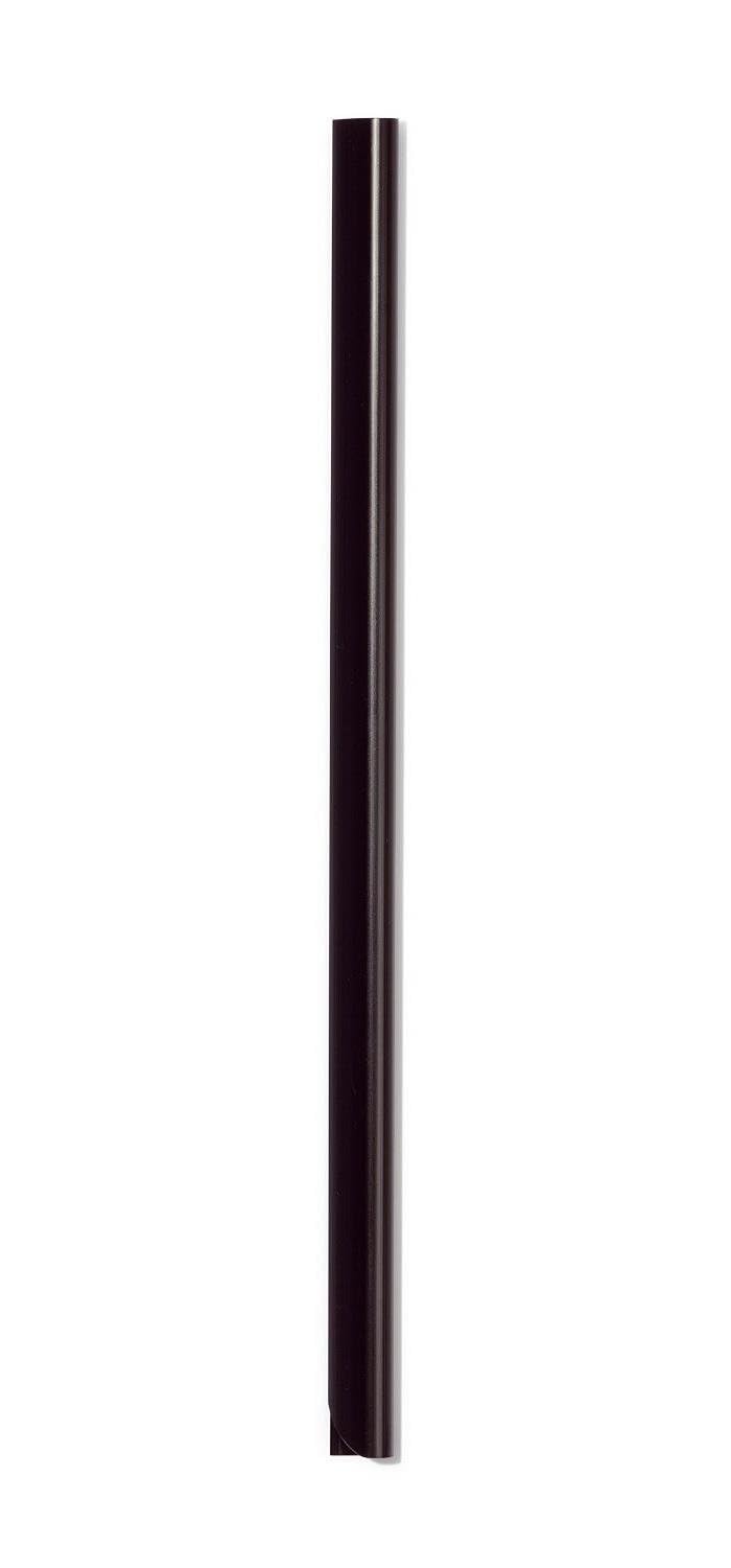 Durable Data Binder Spine Bar - 6mm Capacity, Black Plastic, Pack of 100 | Holds 60 A4 Sheets
