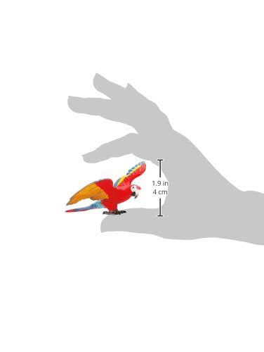 SCHLEICH Macaw Wildlife Figurine - Hand-Painted Educational Toy for Kids 2