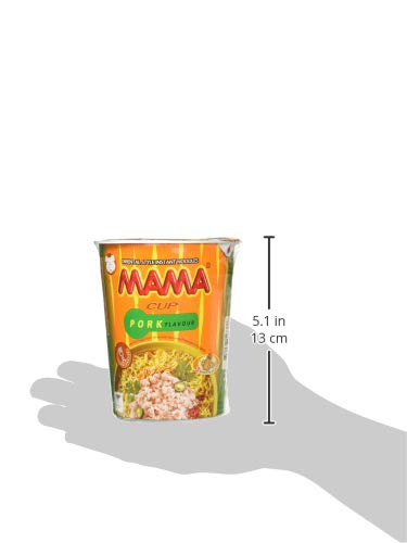 Mama Instant Cup Noodle with Pork Flavor 70 g - Pack of 12 TMAMACUPP 5