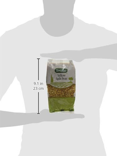 Bevelini Yellow Split Peas 500g - Dried Yellow Peas for Soups, Stews, Dhal & Greek Fava