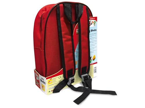 Liscianigiochi Bing Backpack Construction Set for Kids, Red 8