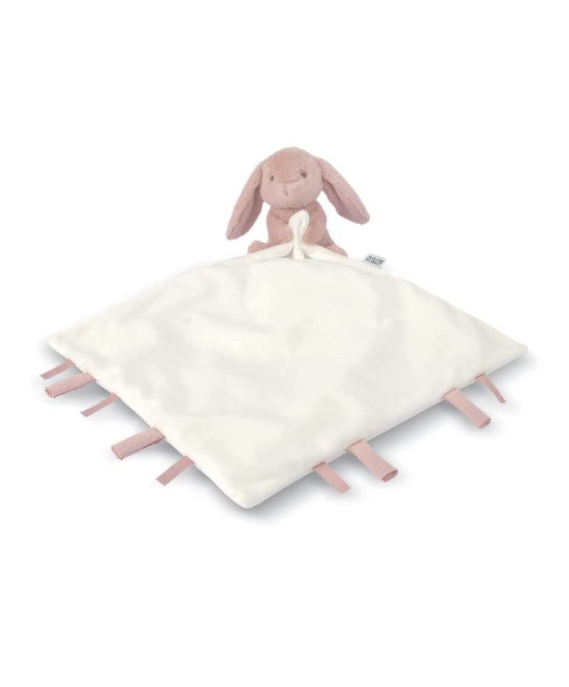 Mamas & Papas Pink Bunny Comforter - Super Soft Faux Fur Plush for Babies & Toddlers 1