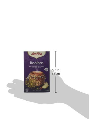 YOGI TEA - Rooibos Organic Spice and Herbal Tea, Caffeine Free, Blend of Rooibos, Cinnamon and Cloves
