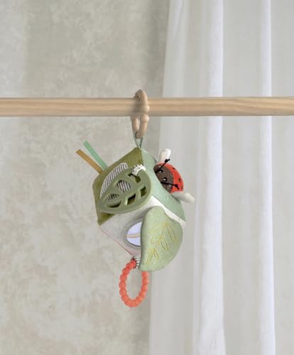 Mamas & Papas Babyplay Mini Activity Cube - Soft Sensory Toy | Suitable from Birth | H 12 x W 10cm 4