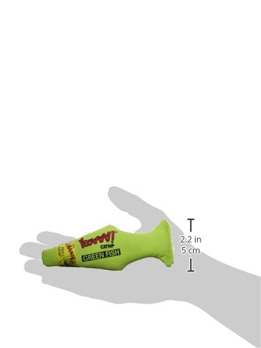 YEOWWW Fish Cat Toy - 100% Organic American Catnip Filling | Heavy Duty Cotton
